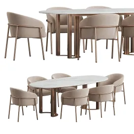 Hudkoff lord table rimo chair dining